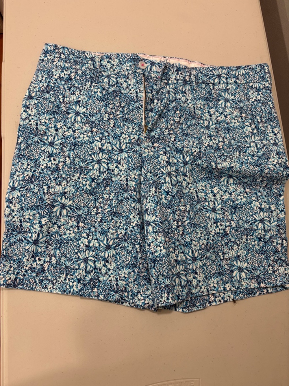 Lilly Pulitzer Beaumont Blue Floral Men’s Bermuda Shorts